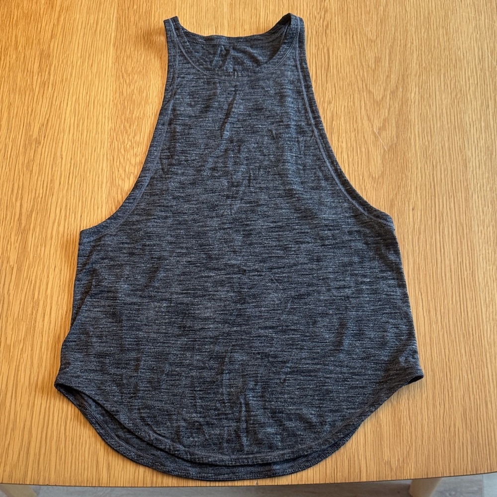 Lululemon Muscle Tank, Charcoal Heather, Size 4